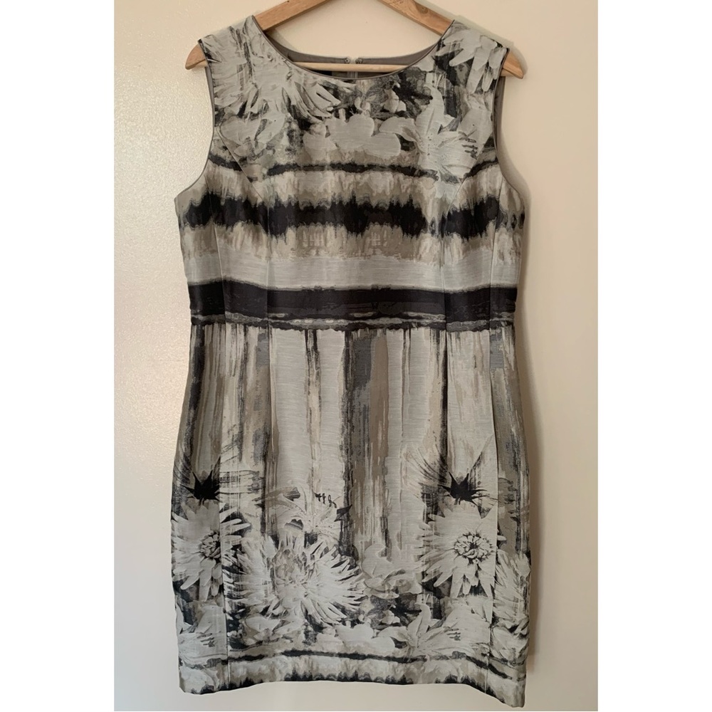 Lafayette 148 • 12 • Evelyn Sleeveless Floral Print A Line Dress